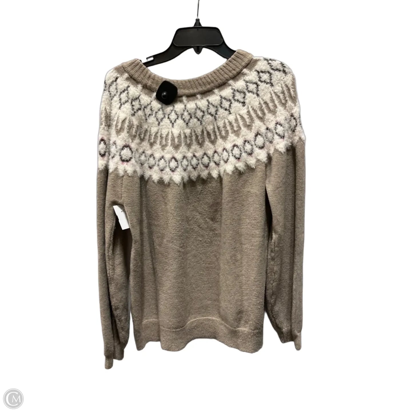 Sweater By Maurices In Beige, Size: L