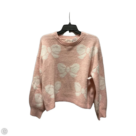 Sweater By Jessica Simpson In Pink, Size: L