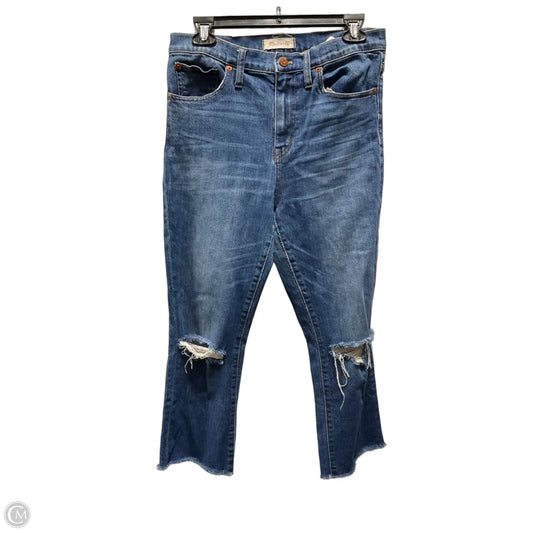 Jeans Skinny By Madewell In Blue Denim, Size: 8
