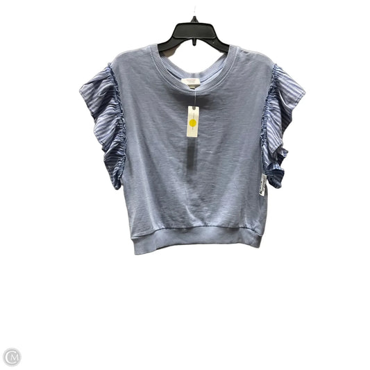 Top Short Sleeve By Pilcro In Blue, Size: S