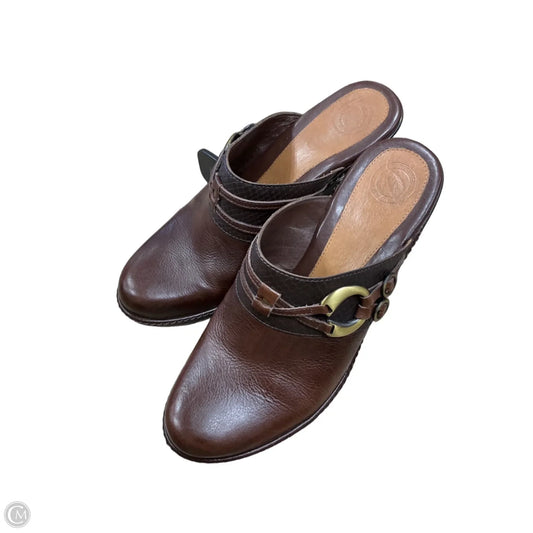 Shoes Heels Block By Nurture In Brown, Size: 9