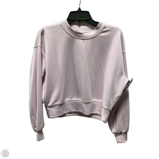 Athletic Top Long Sleeve Crewneck By Lululemon In Pink, Size: 2