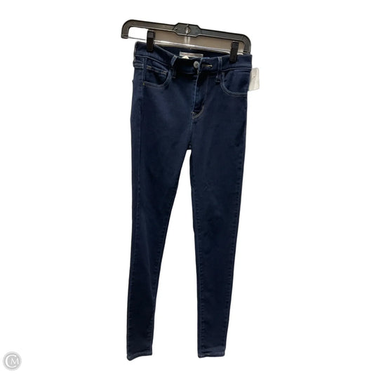 Jeans Skinny By Levis In Blue Denim, Size: 0