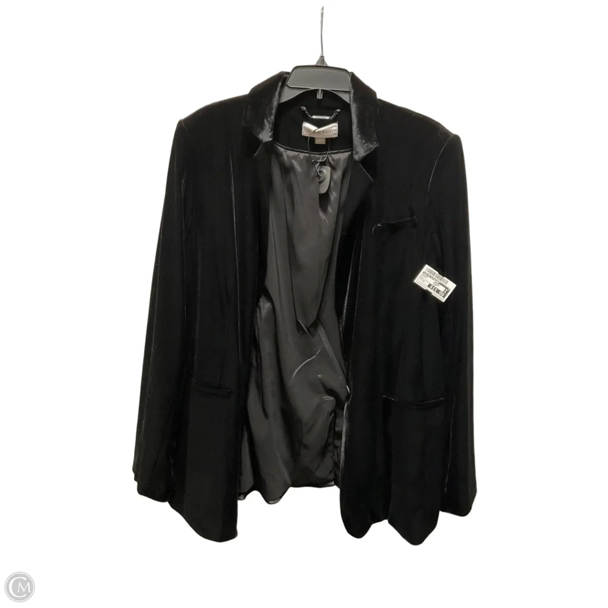 Blazer By Calvin Klein In Black, Size: 1x