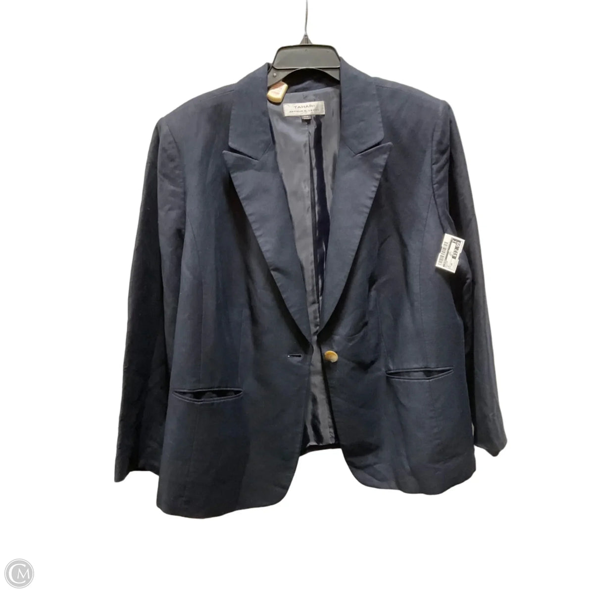 Blazer By Tahari In Navy, Size: 20