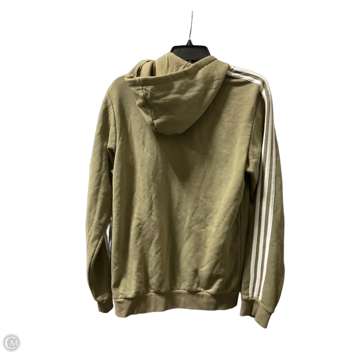Athletic Jacket By Adidas In Green, Size: S
