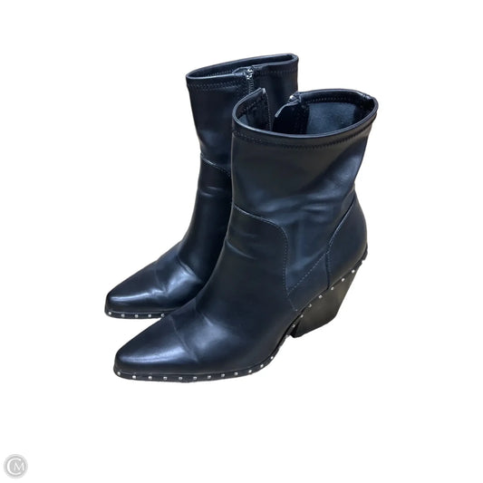 Boots Ankle Heels By Charles By Charles David In Black, Size: 7.5