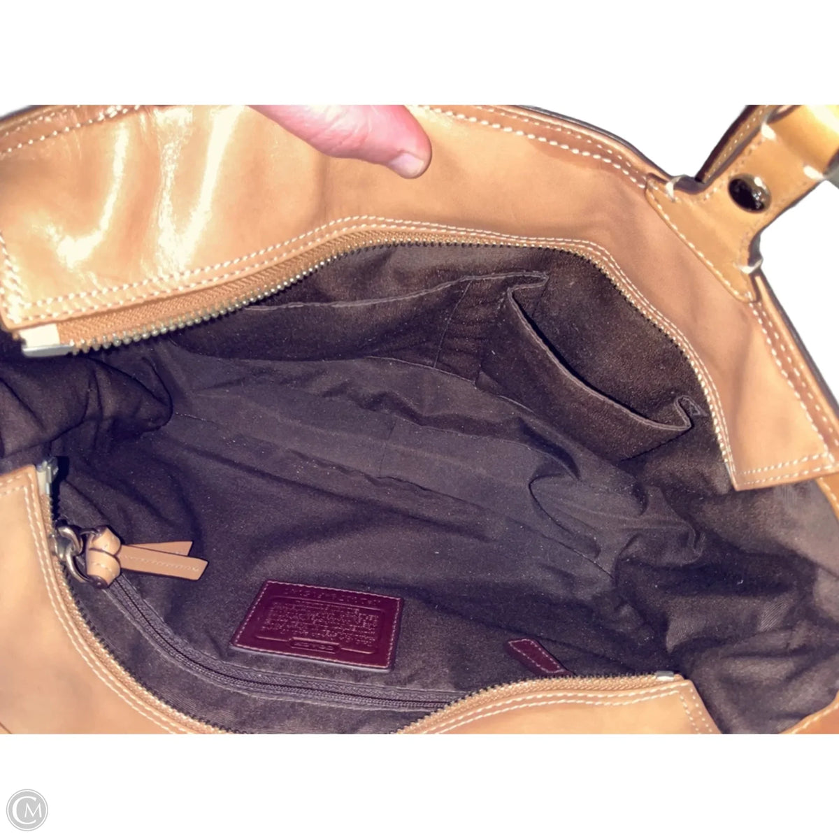 Handbag Designer By Coach, Size: Medium