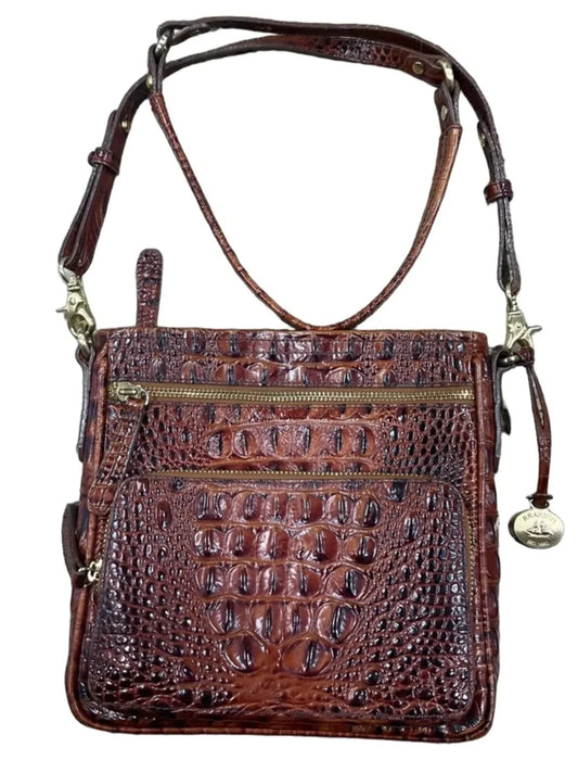 Crossbody Designer By Brahmin, Size: Medium