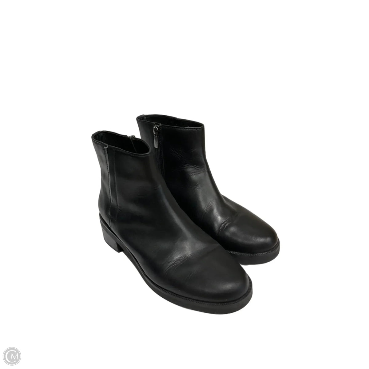Boots Ankle Heels By Abeo In Black, Size: 9.5