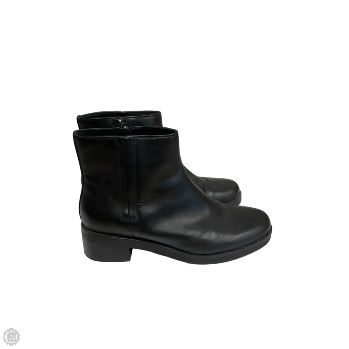 Boots Ankle Heels By Abeo In Black, Size: 9.5