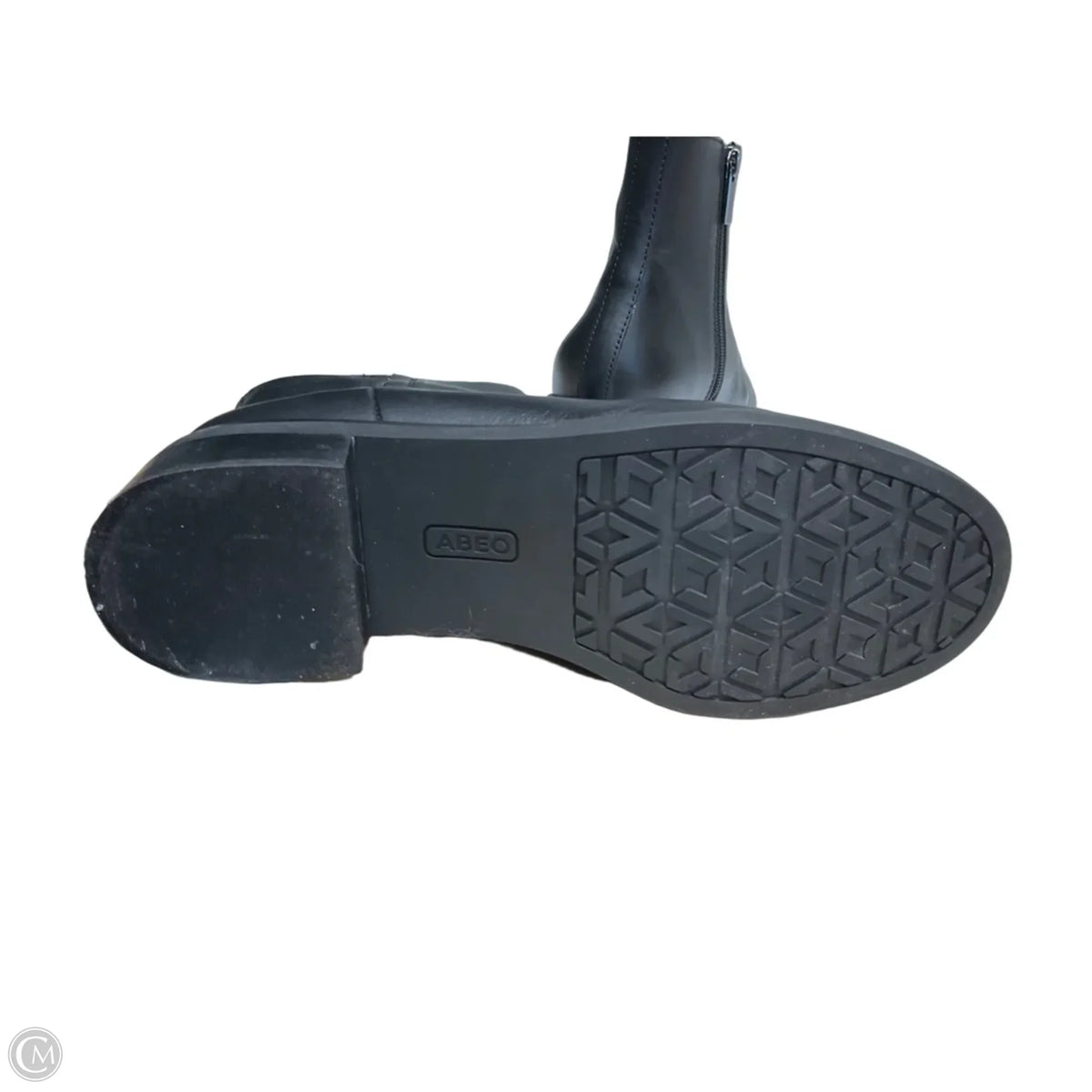 Boots Ankle Heels By Abeo In Black, Size: 9.5