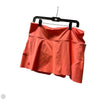 Athletic Skort By Athleta In Orange, Size: Xl