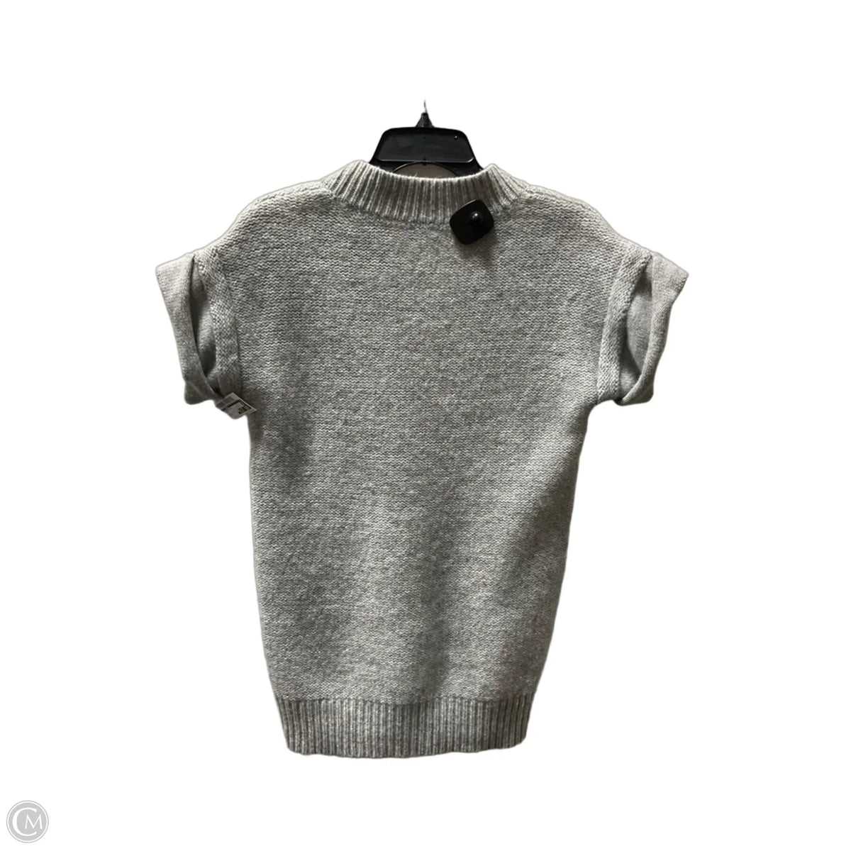 Sweater Short Sleeve By J. Crew In Grey, Size: S