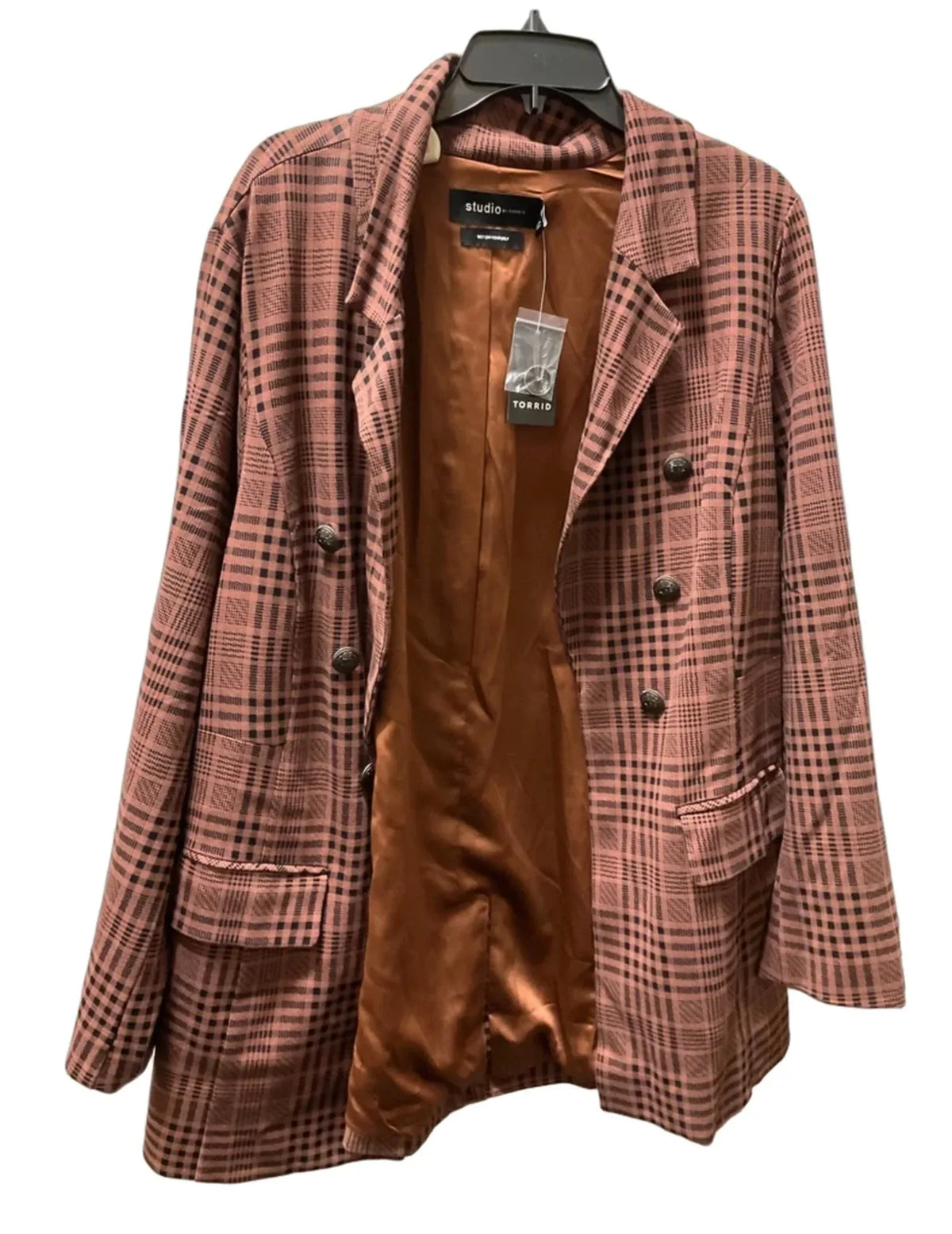 Blazer By Torrid In Bronze, Size: 3x