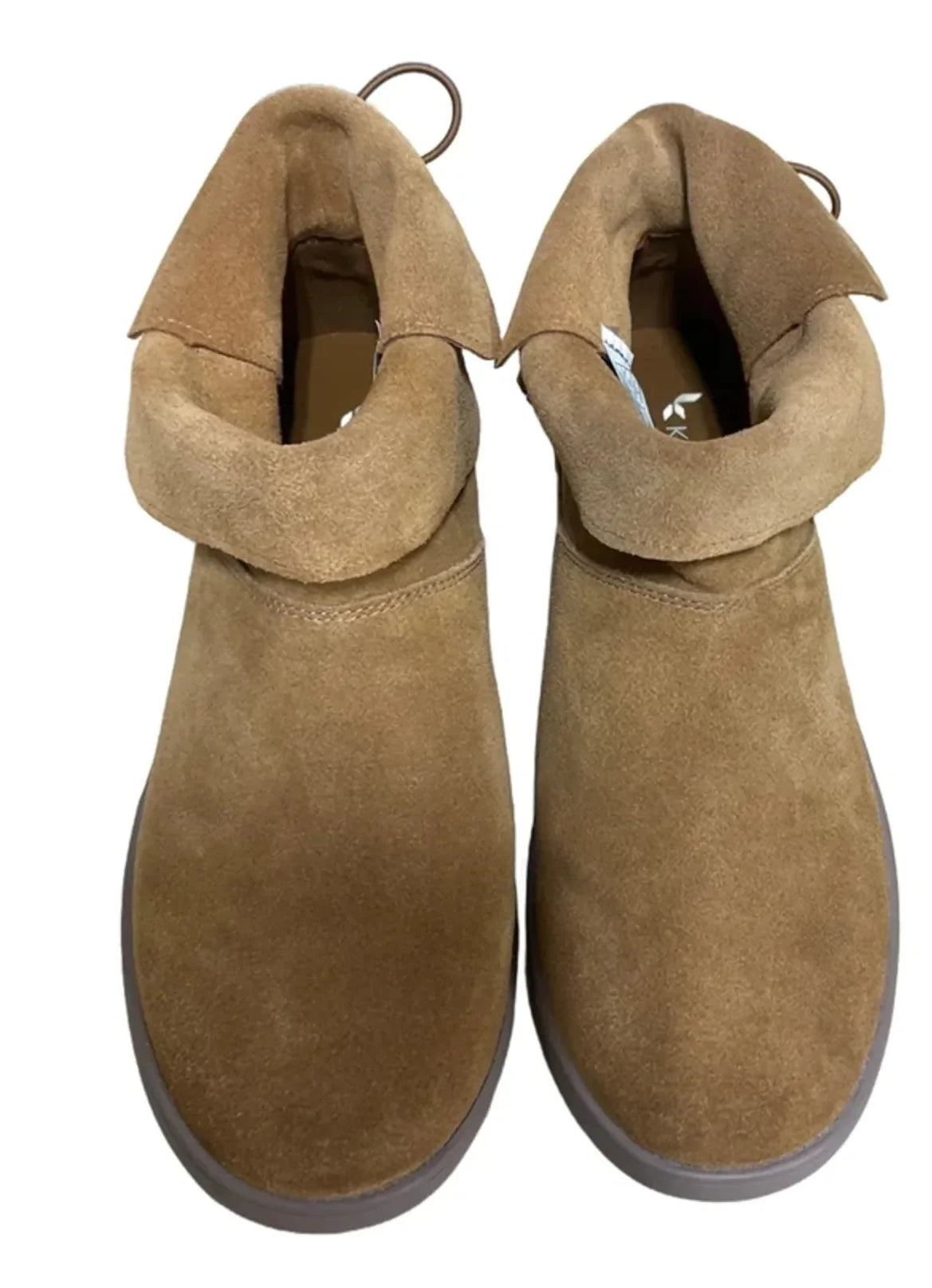 Boots Ankle Flats By Koolaburra By Ugg In Bronze, Size: 8