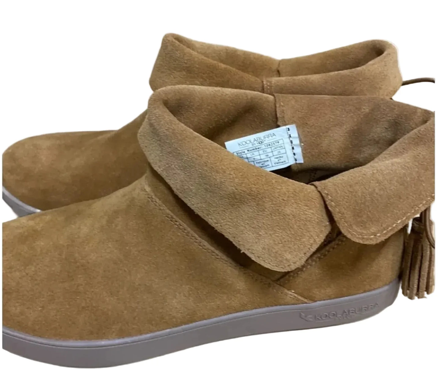 Boots Ankle Flats By Koolaburra By Ugg In Bronze, Size: 8