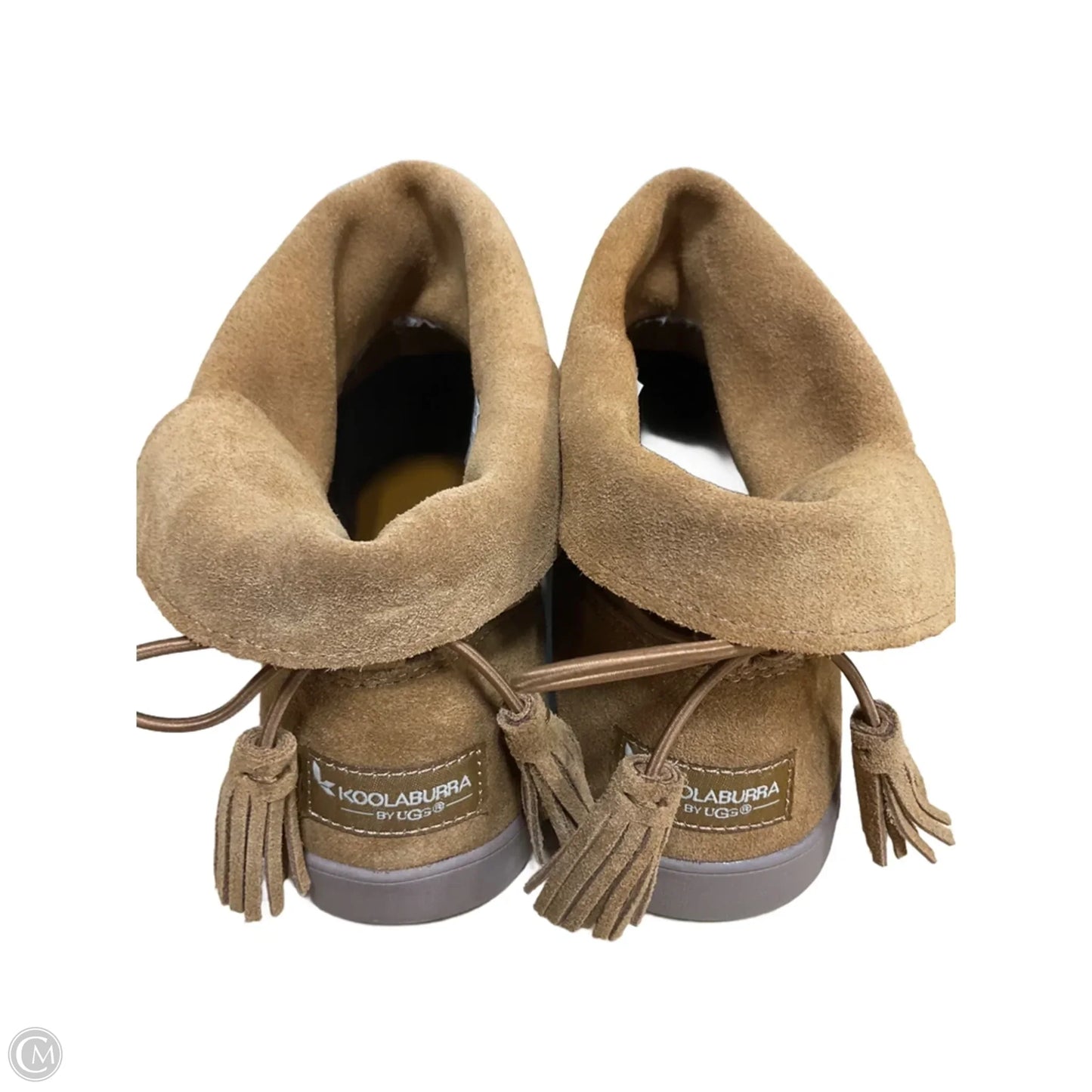 Boots Ankle Flats By Koolaburra By Ugg In Bronze, Size: 8