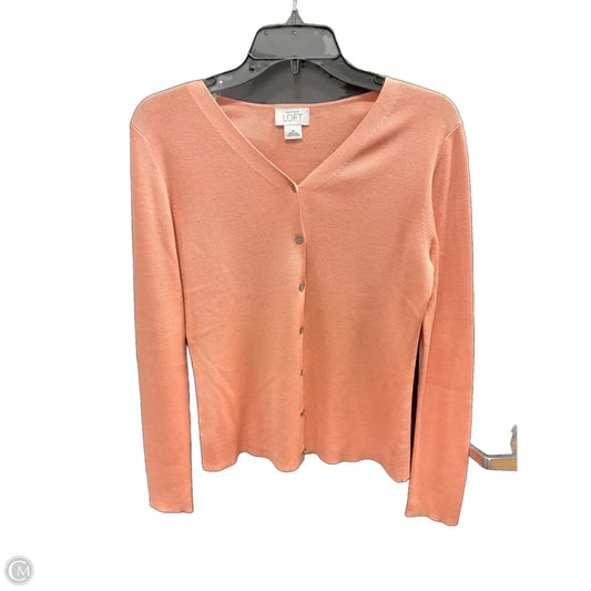 Cardigan By Loft In Peach, Size: M