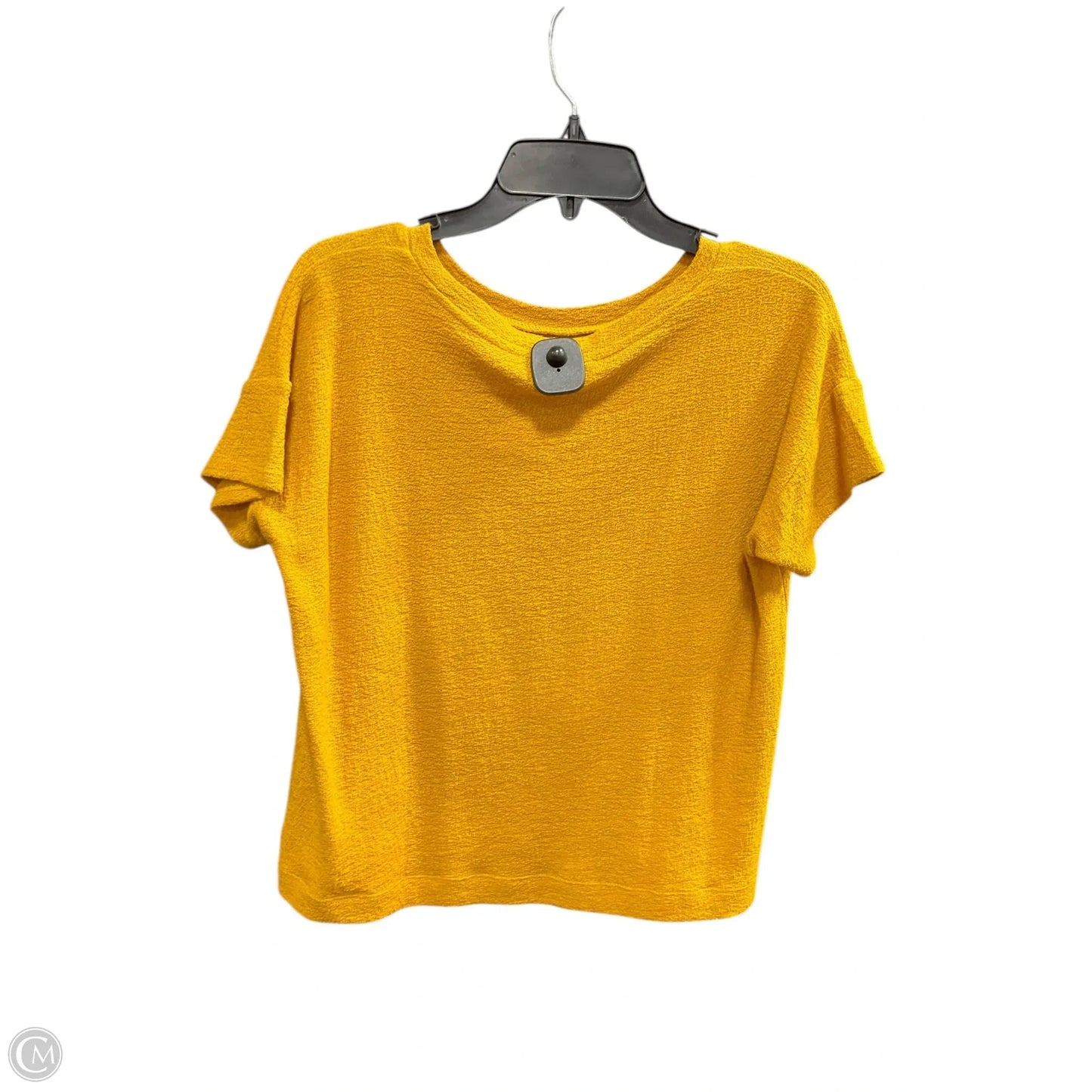 Top Short Sleeve By Loft In Yellow, Size: Sp