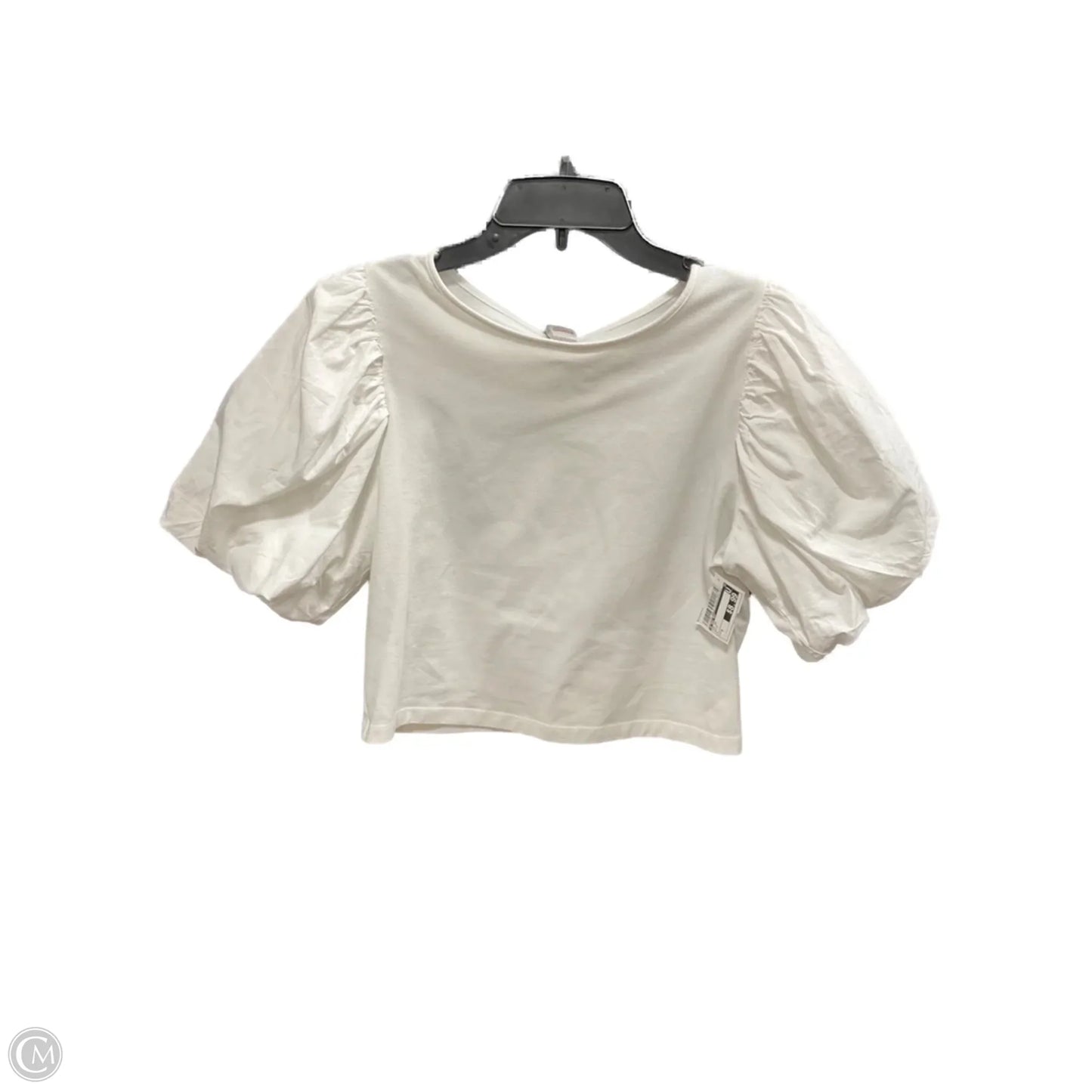 Top Short Sleeve By A New Day In White, Size: S