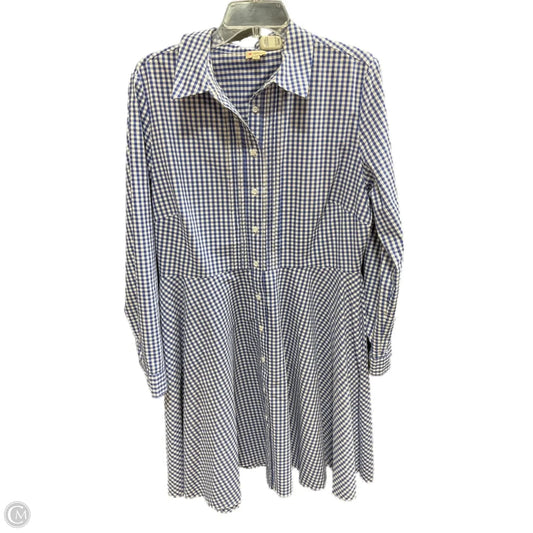 Dress Casual Midi By Cremieux In Blue, Size: 14