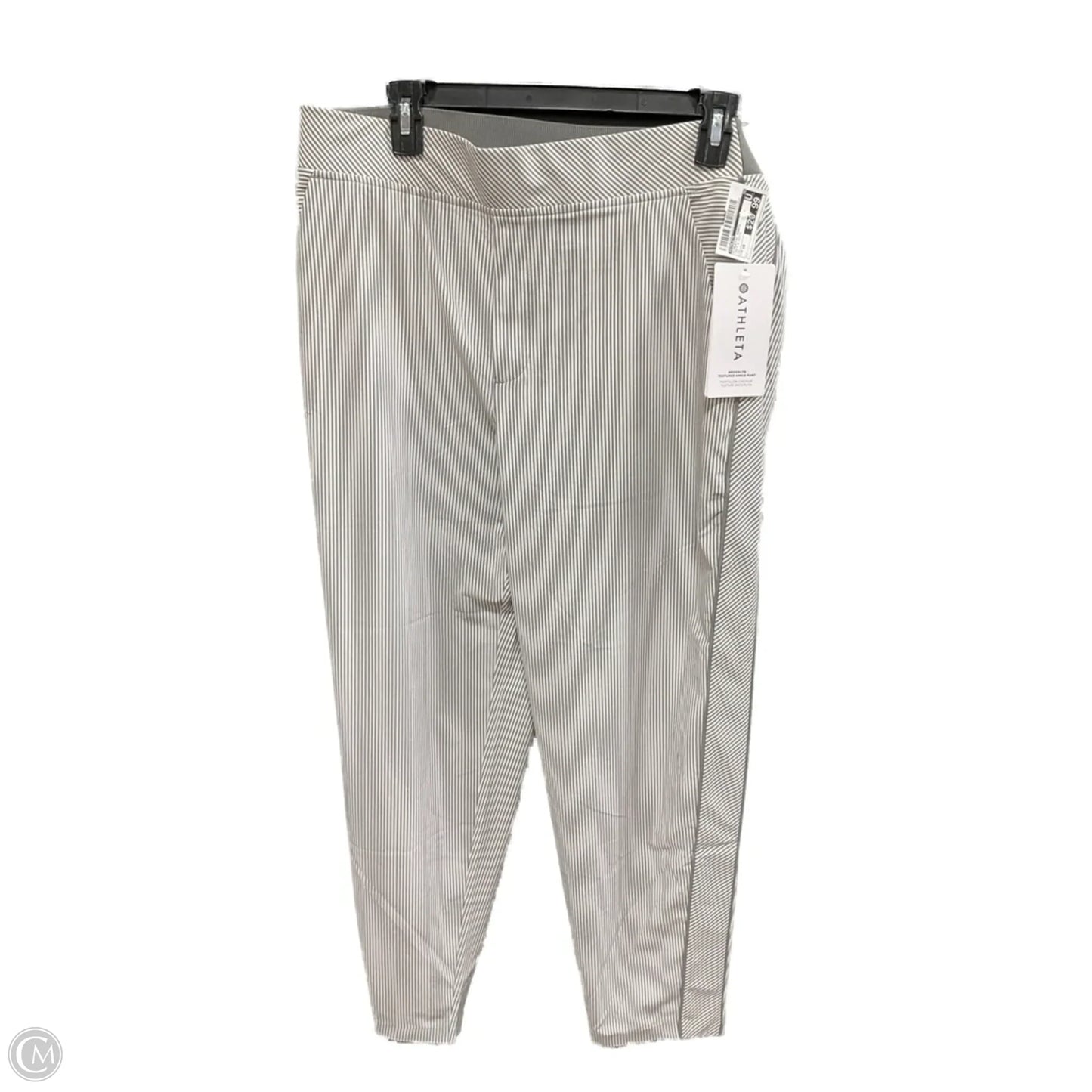 Athletic Pants By Athleta In Grey & White, Size: 16