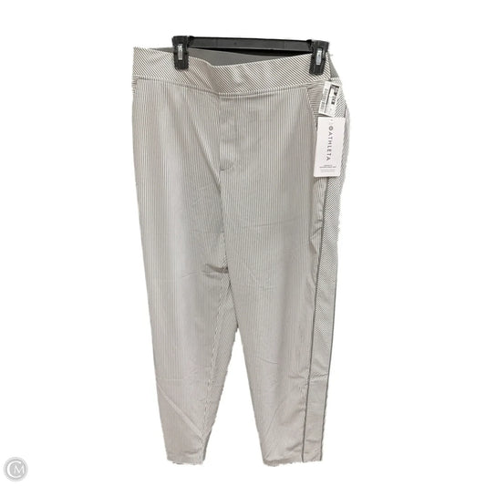 Athletic Pants By Athleta In Grey & White, Size: 16