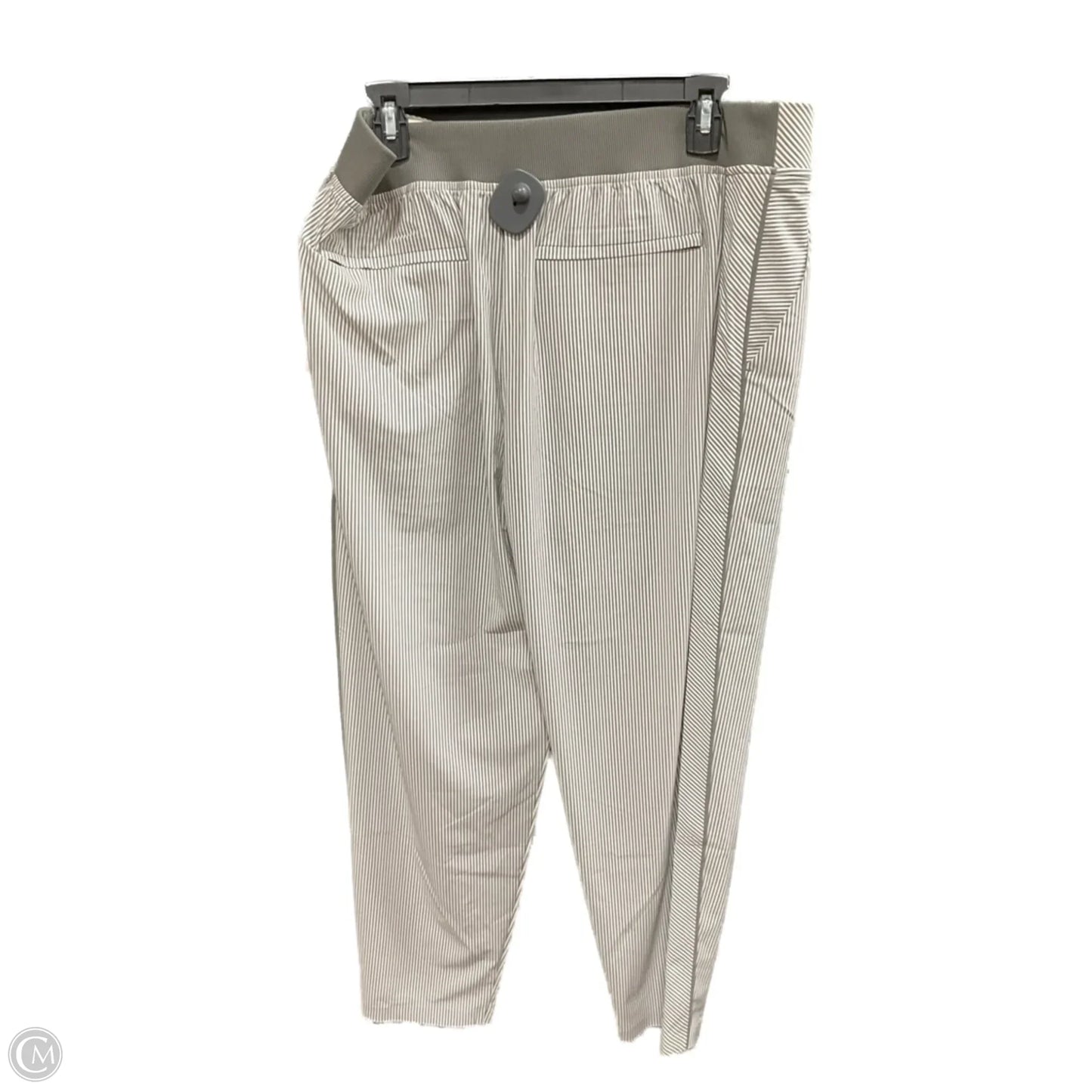Athletic Pants By Athleta In Grey & White, Size: 16