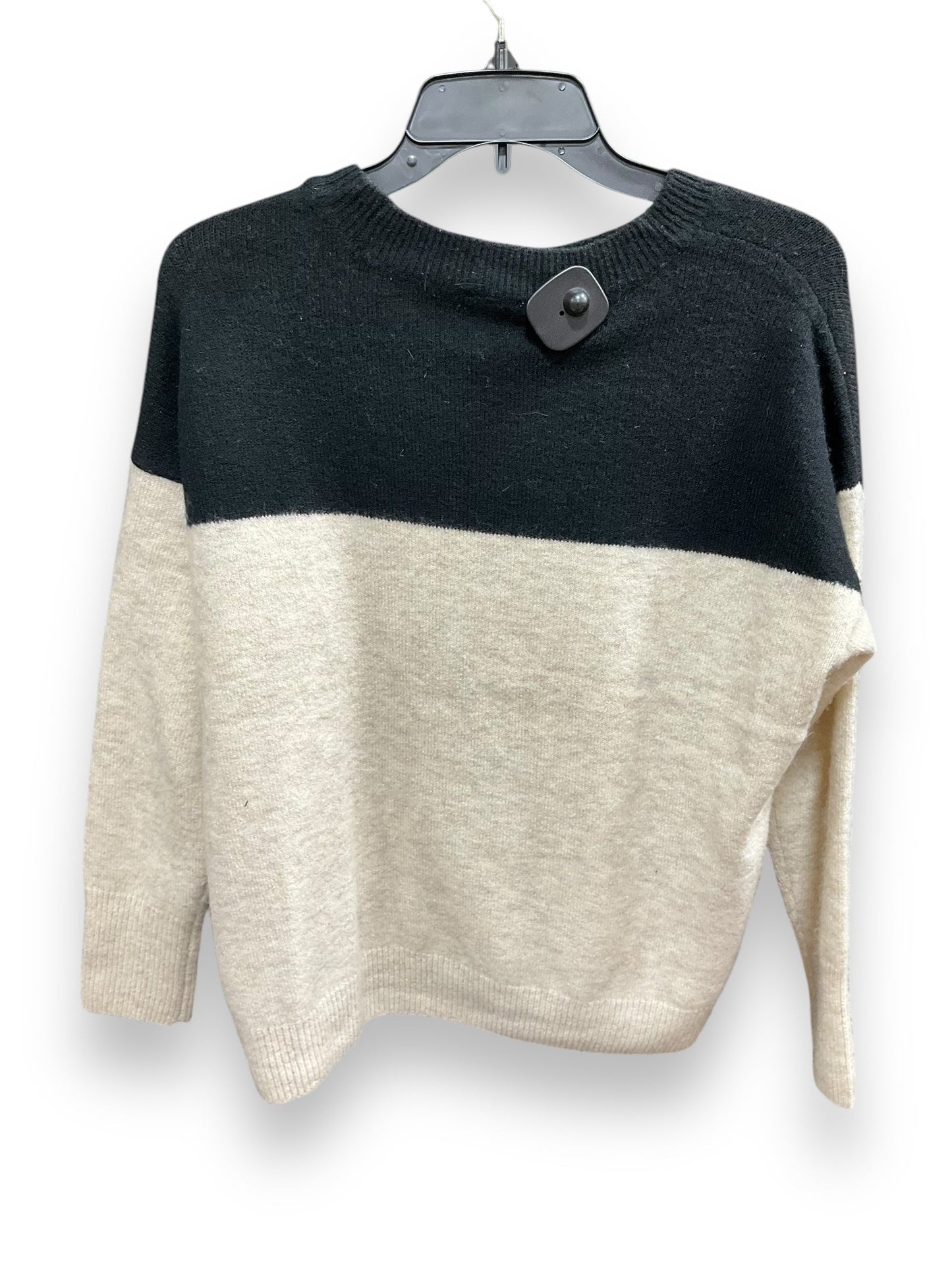 Sweater By Vince Camuto In Black & Tan, Size: Xs