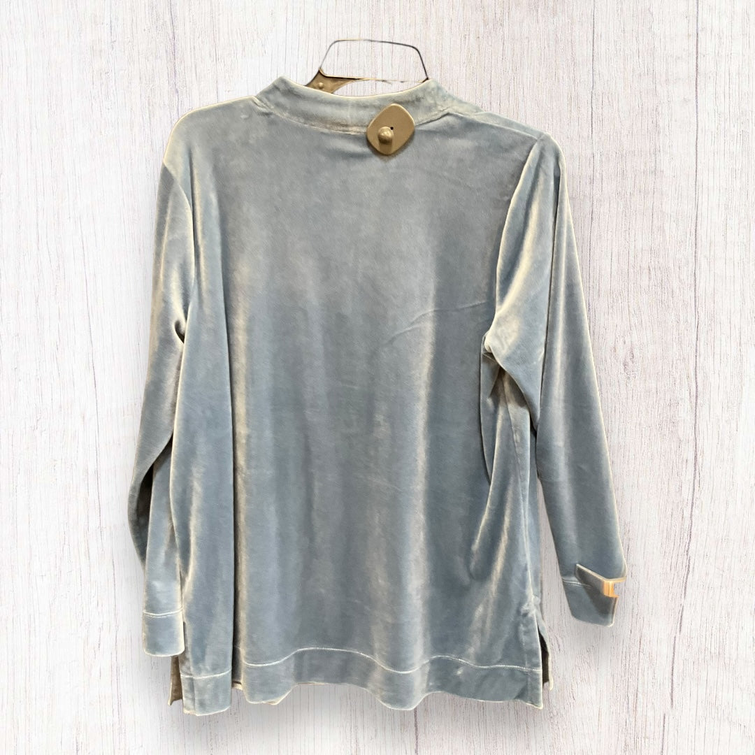 Top Long Sleeve By Pure Jill In Blue, Size: L