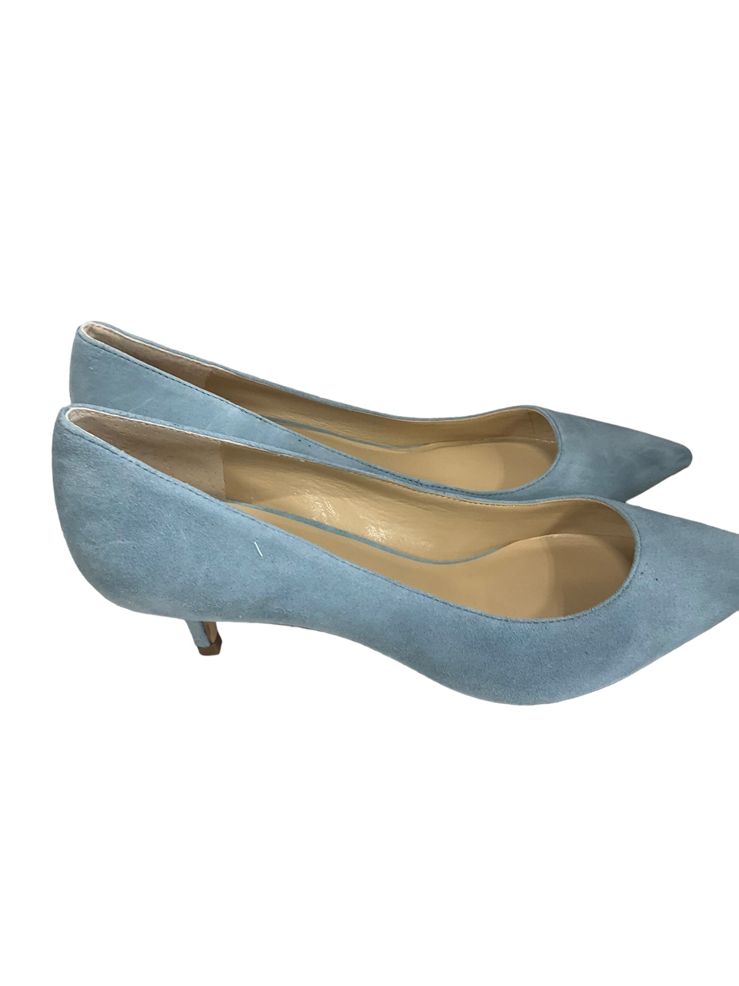 Shoes Heels Kitten By Ann Taylor In Blue, Size: 6