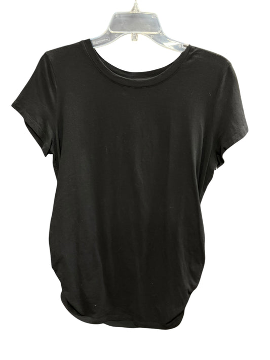 Top Short Sleeve Basic By Old Navy In Black, Size: L