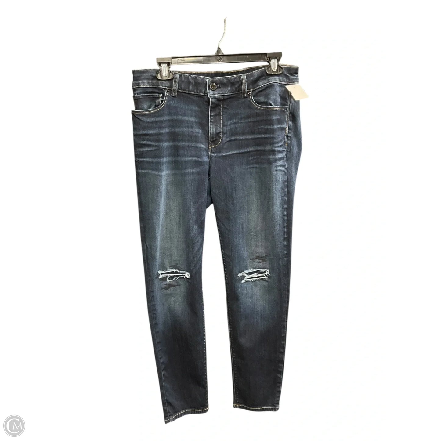 Jeans Skinny By White House Black Market In Blue Denim, Size: 10