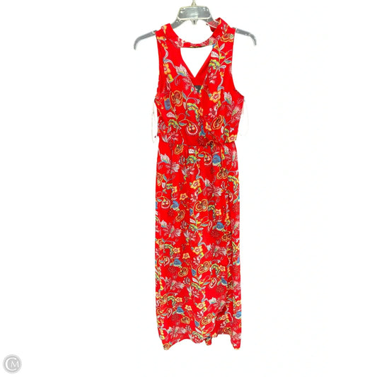 Dress Casual Midi By By & By In Red, Size: S