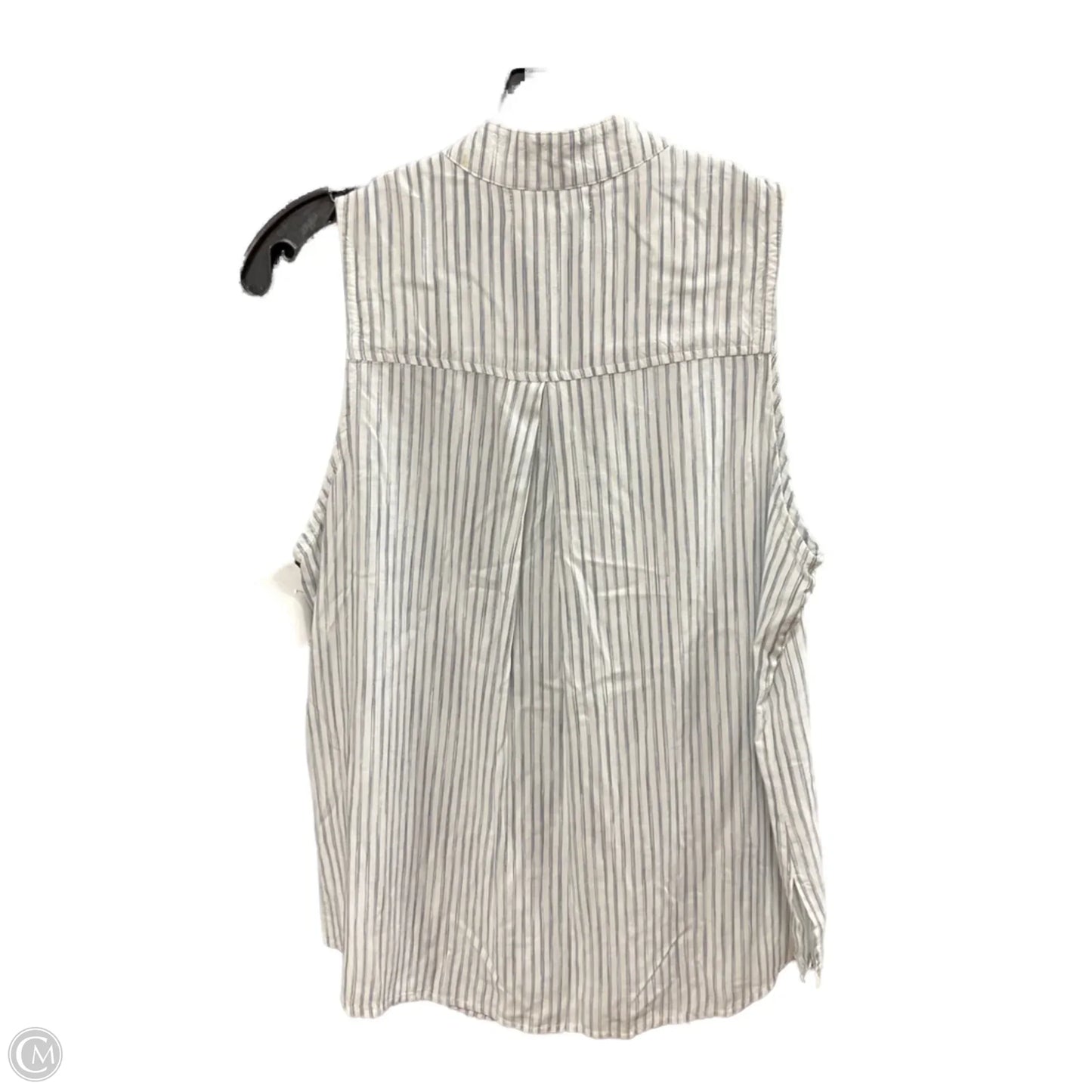 Blouse Sleeveless By Cloth & Stone In Striped Pattern, Size: S