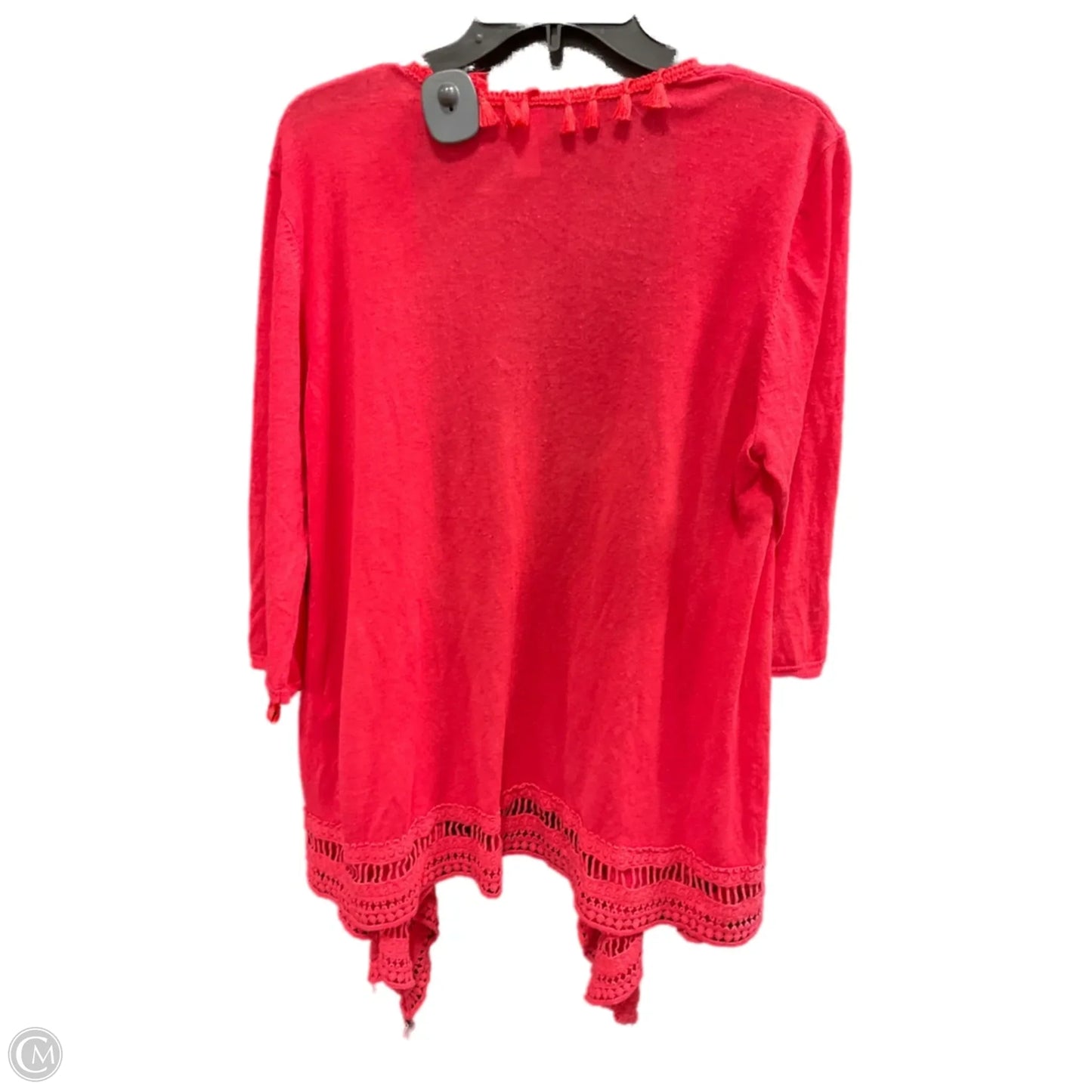 Cardigan By Chicos In Red, Size: L