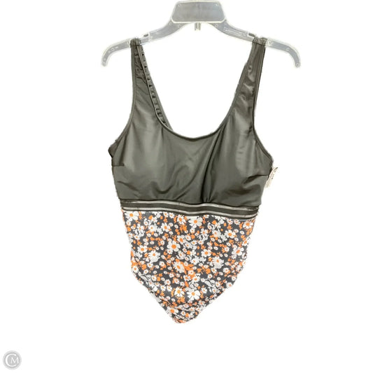 Swimsuit By Clothes Mentor In Floral Print, Size: Xl