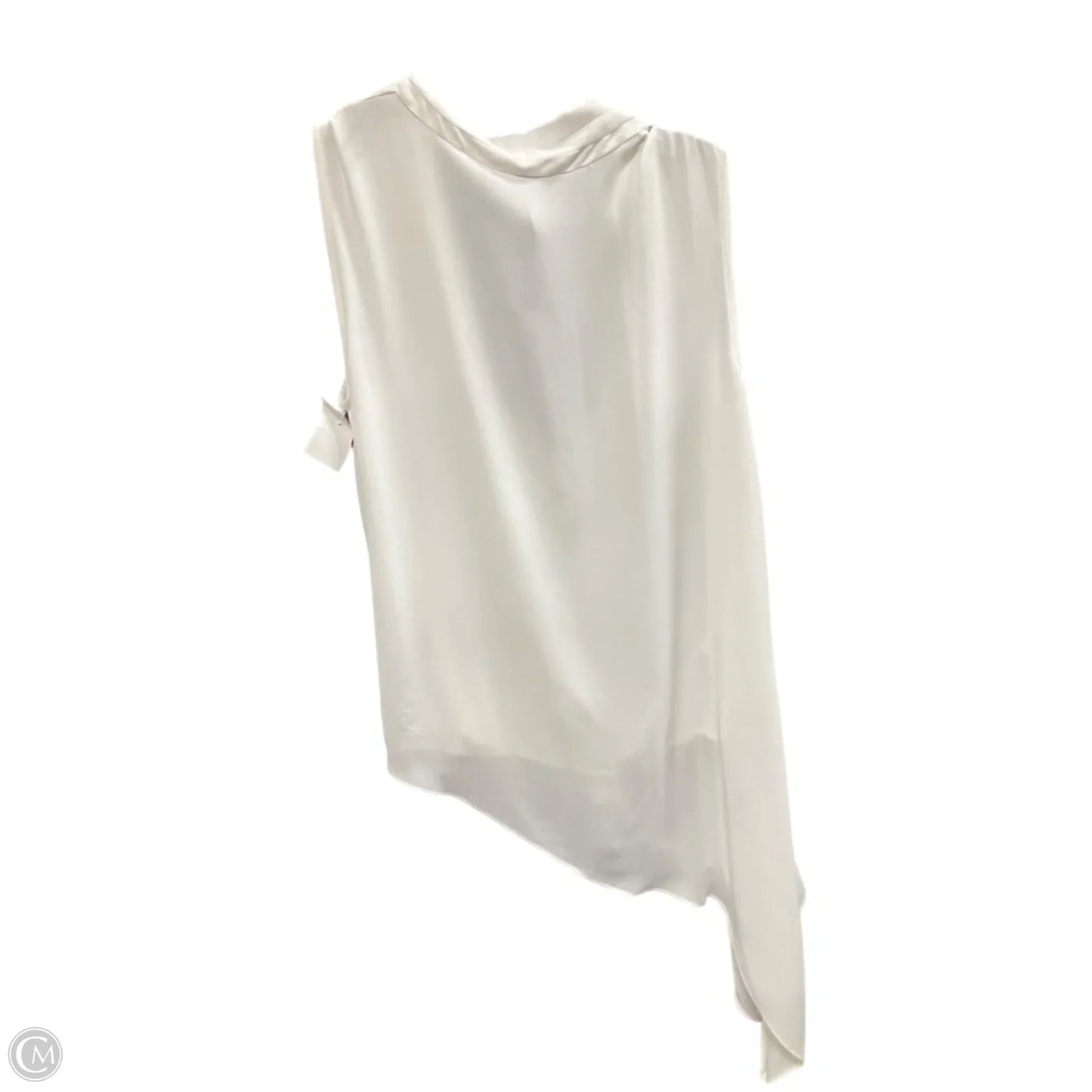Top Sleeveless By Bcbgmaxazria In White, Size: S