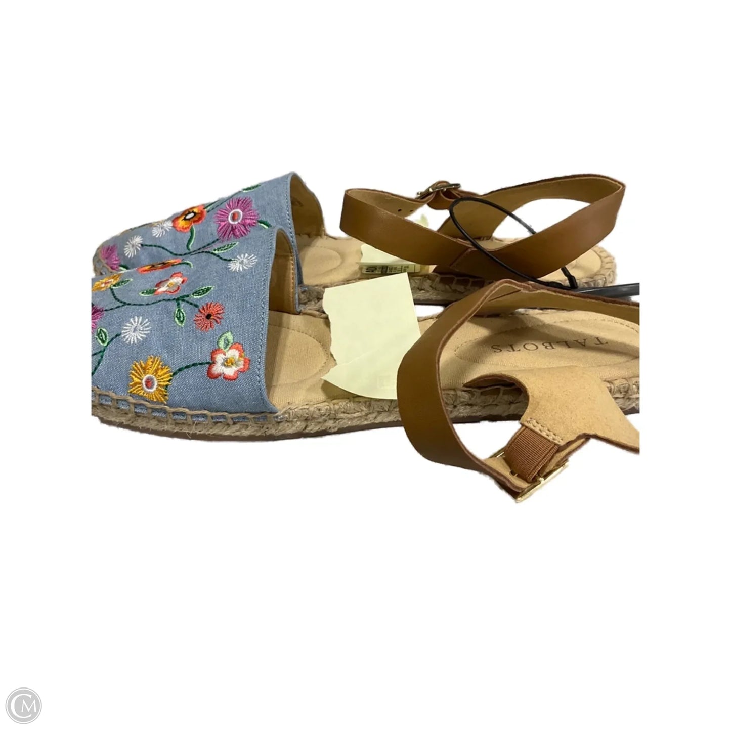 Shoes Flats By Talbots In Floral Print, Size: 10.5