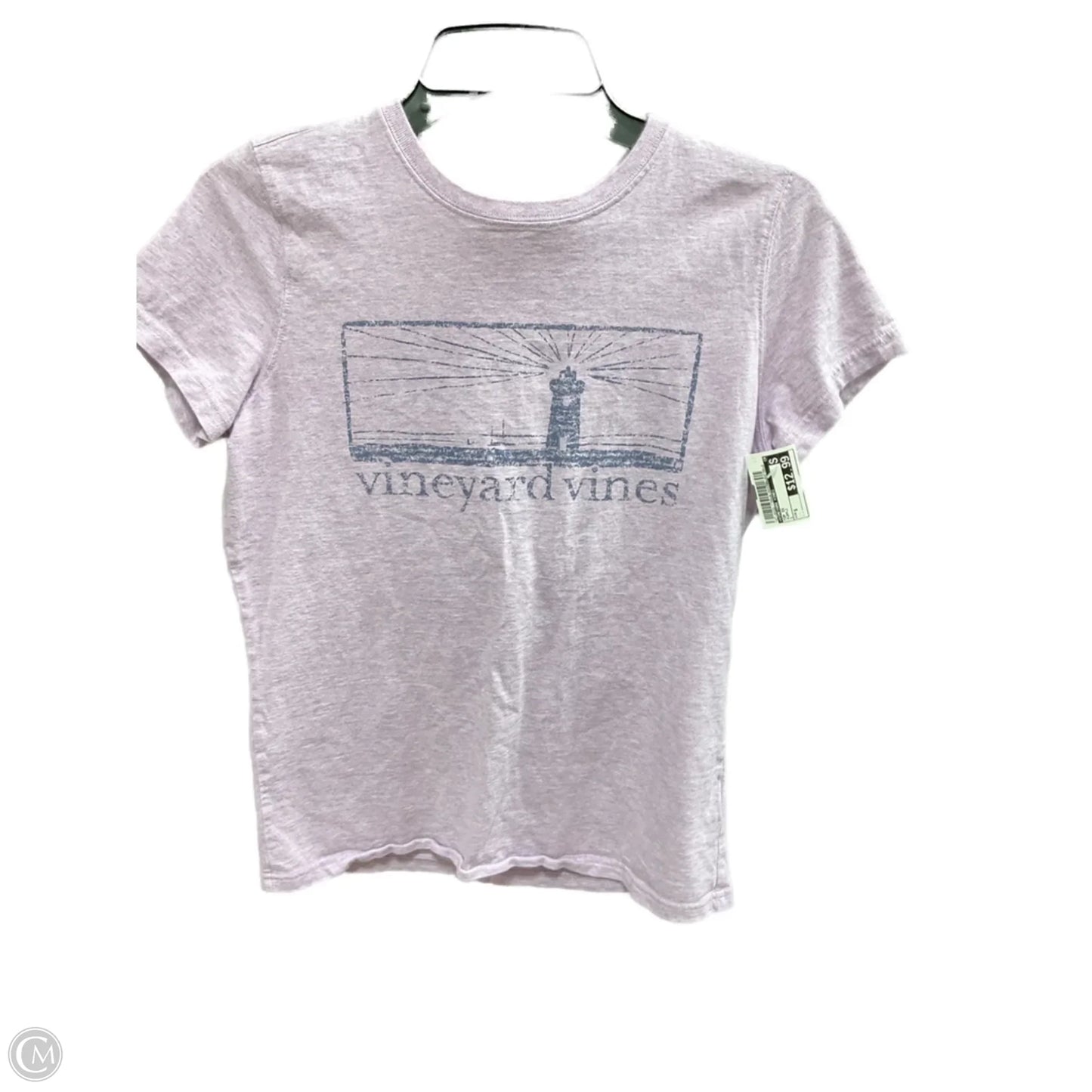 Top Short Sleeve By Vineyard Vines In Purple, Size: S