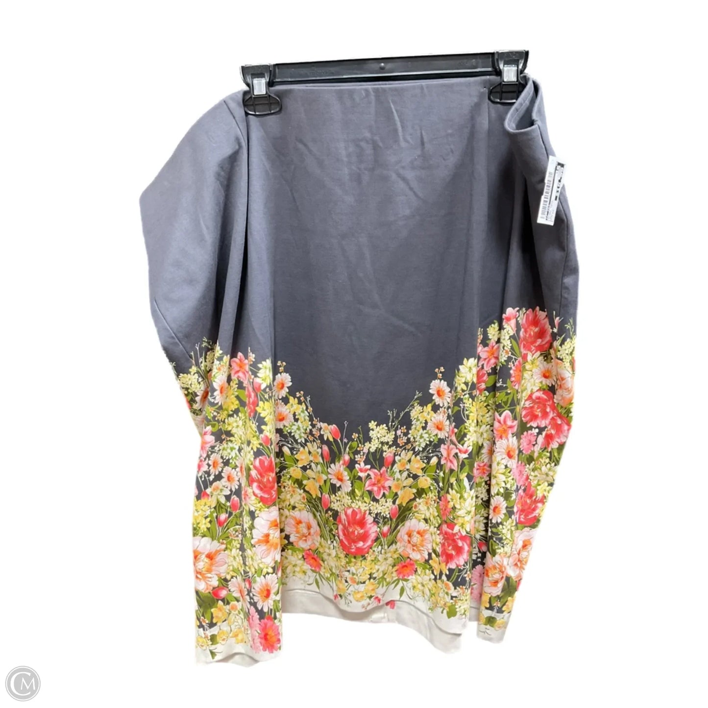 Skirt Midi By J. Jill In Floral Print, Size: 4x