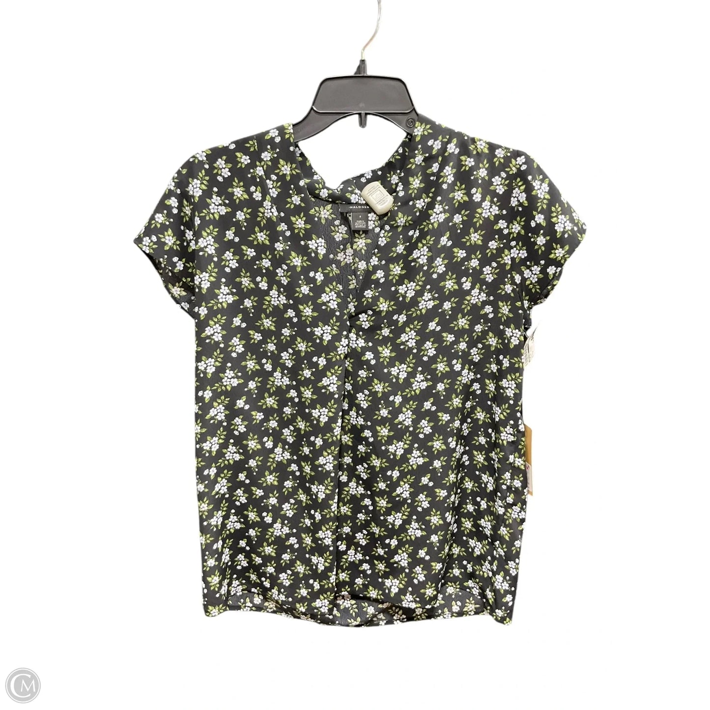 Top Short Sleeve By Halogen In Floral Print, Size: S