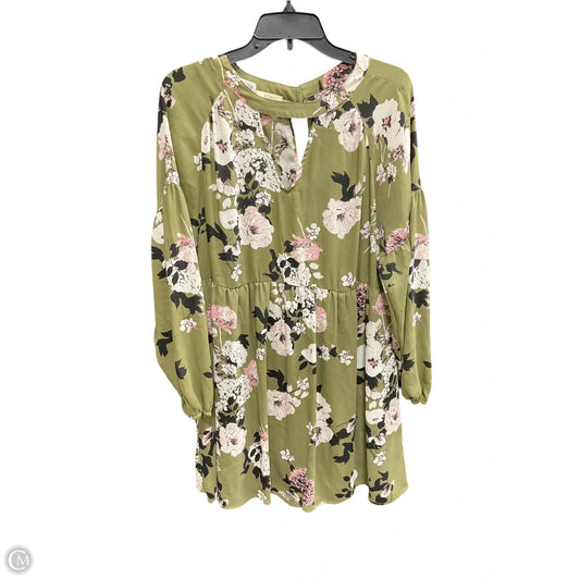 Dress Casual Midi By Kori America In Green, Size: M