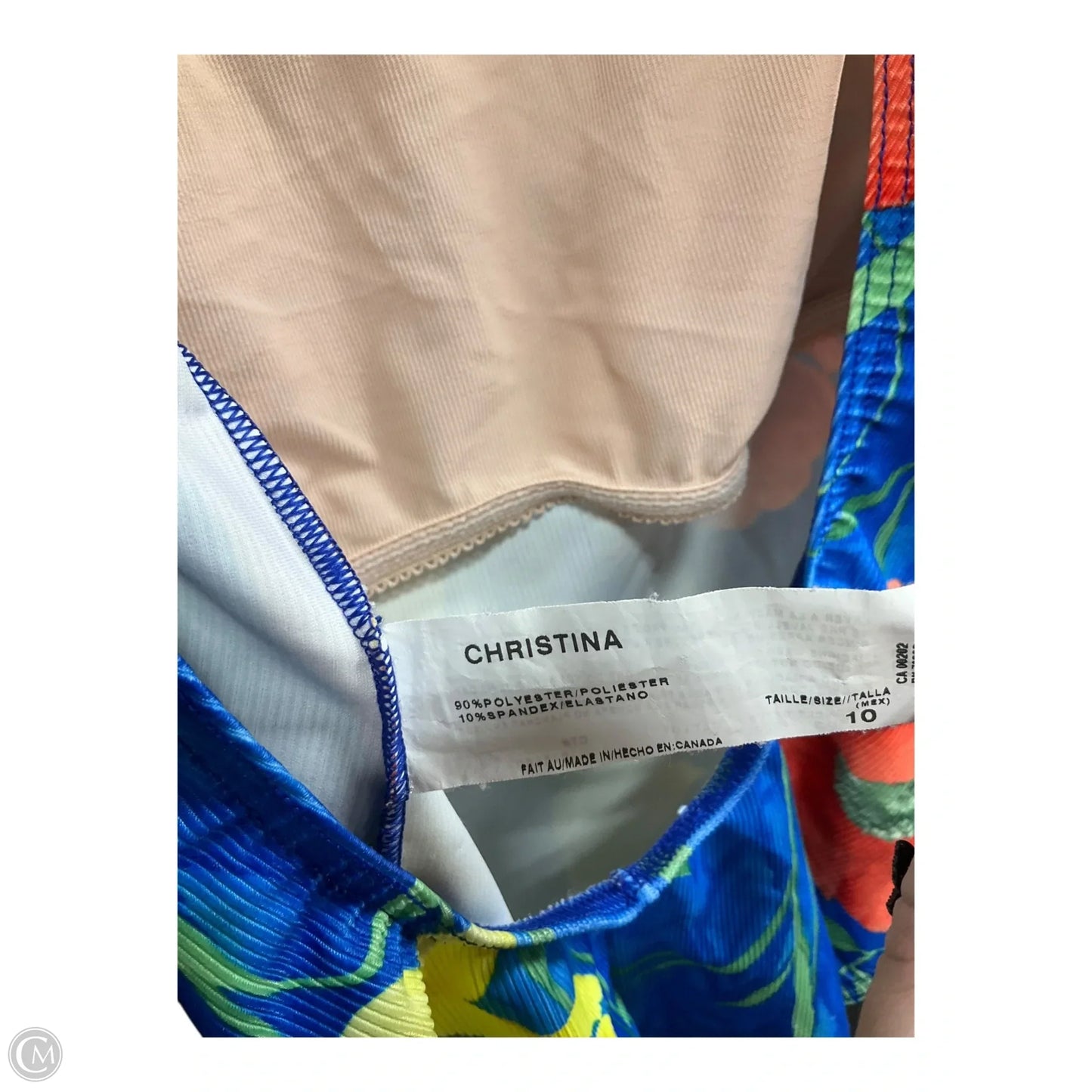 Swimsuit By Christina In Floral Print, Size: 10