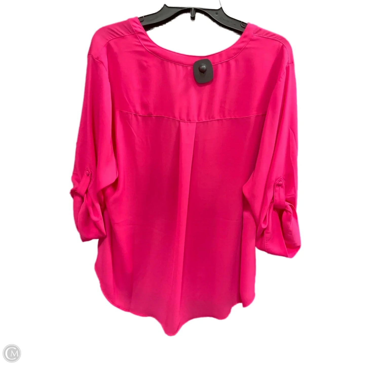 Top 3/4 Sleeve By Torrid In Pink, Size: 2x