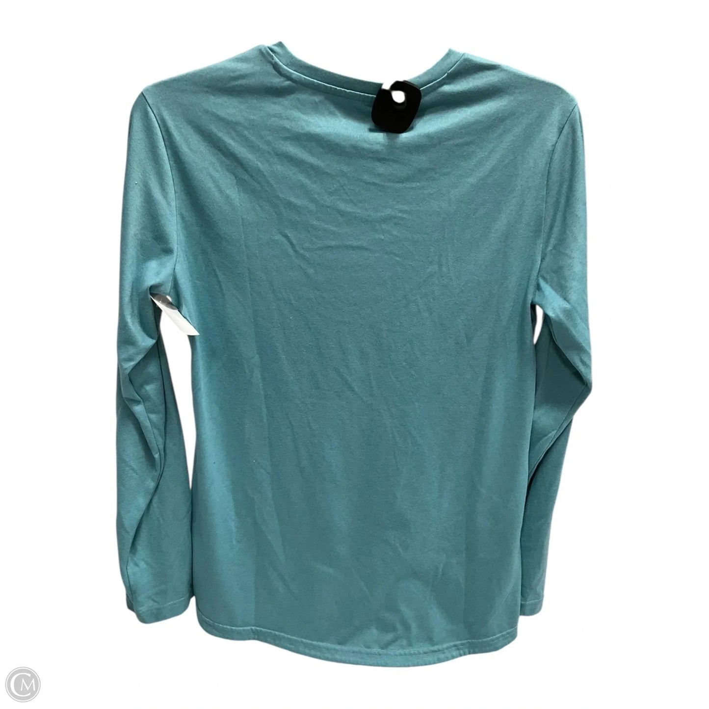 Athletic Top Long Sleeve Crewneck By Adidas In Blue, Size: M