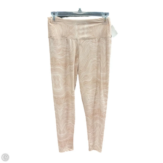 Athletic Leggings By Bcbgmaxazria In Tan, Size: M