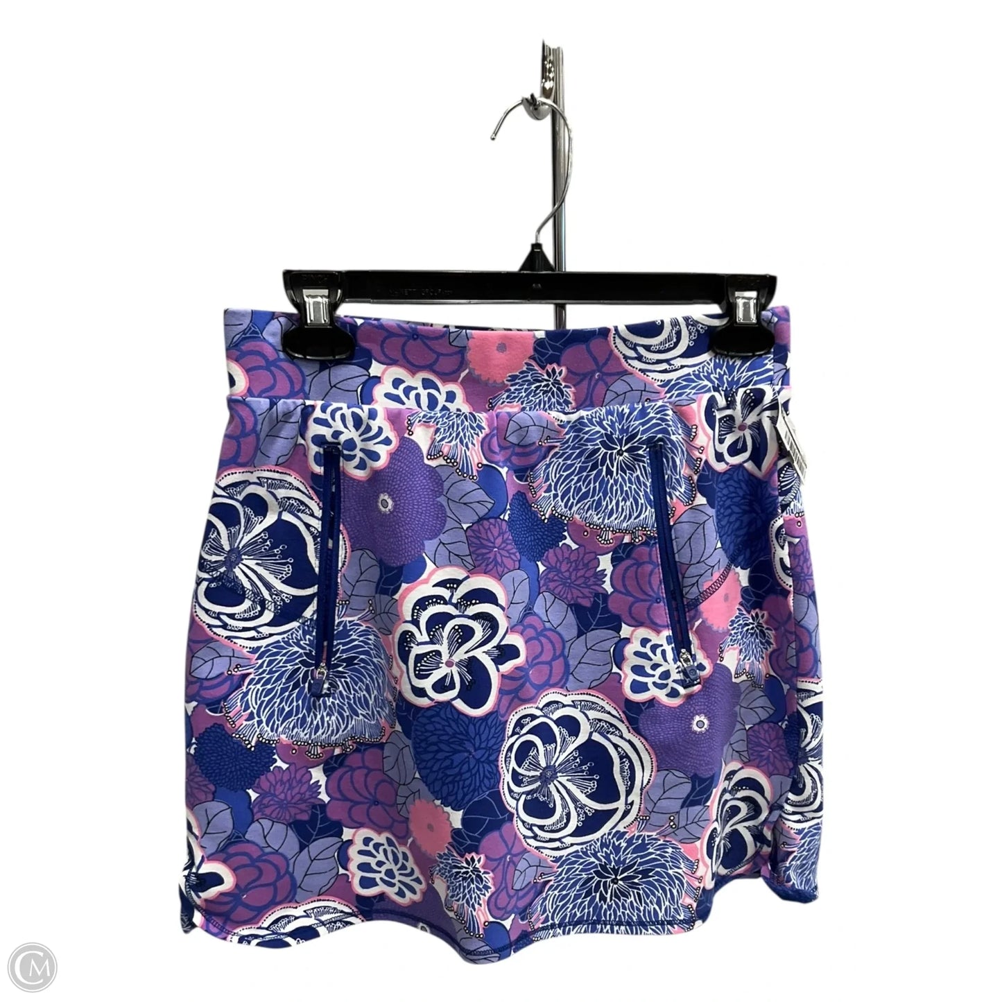 Skort By Talbots In Blue & Purple, Size: Xs