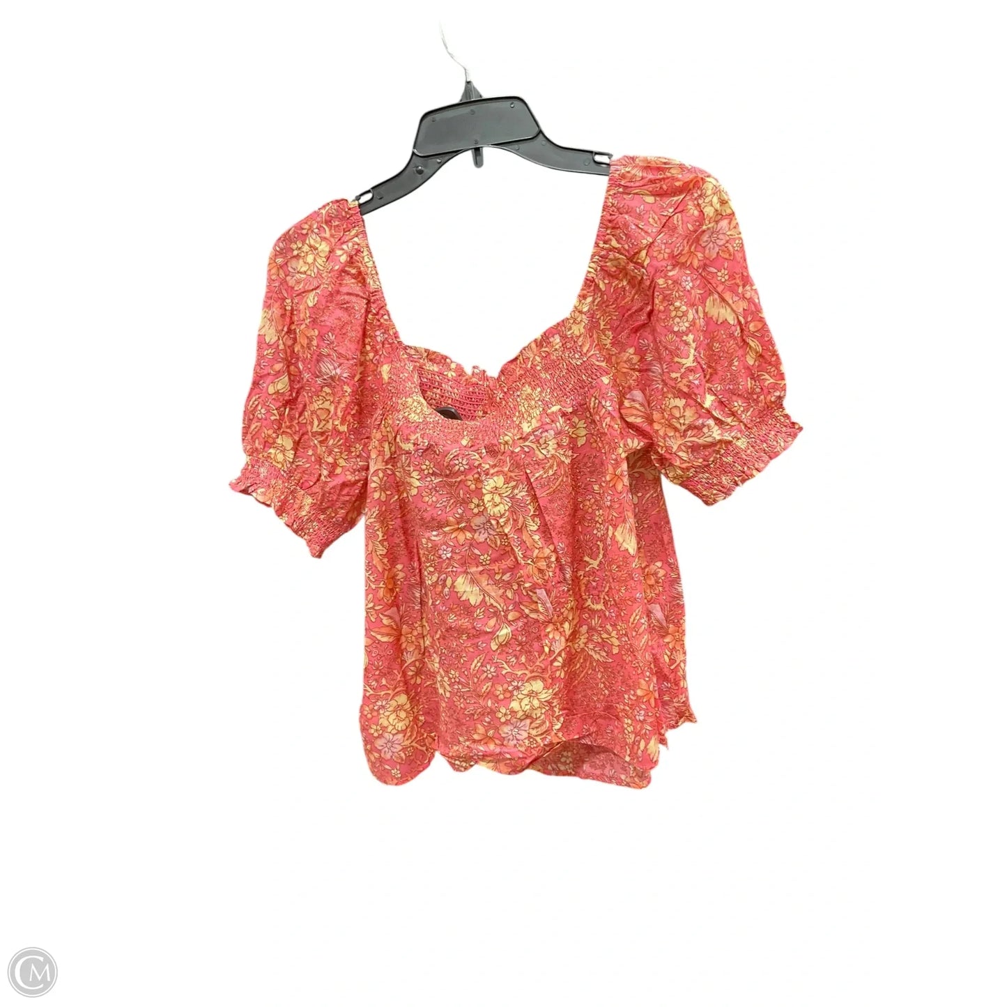 Top Short Sleeve By J. Crew In Floral Print, Size: M